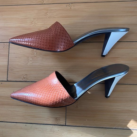 Narciso Rodriguez Athena Mid Heel Slide Mule 37 - Picture 4 of 12